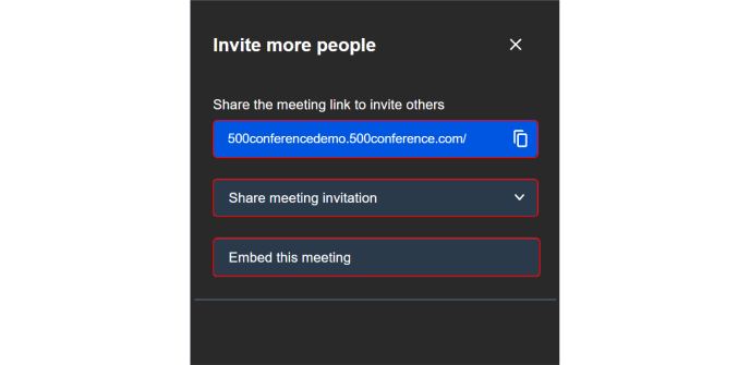 invite more people